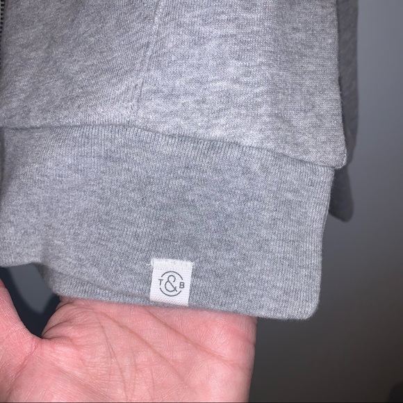 Treasure & Bond Essential Oversize Zip Hoodie NWT - Picture 7 of 10